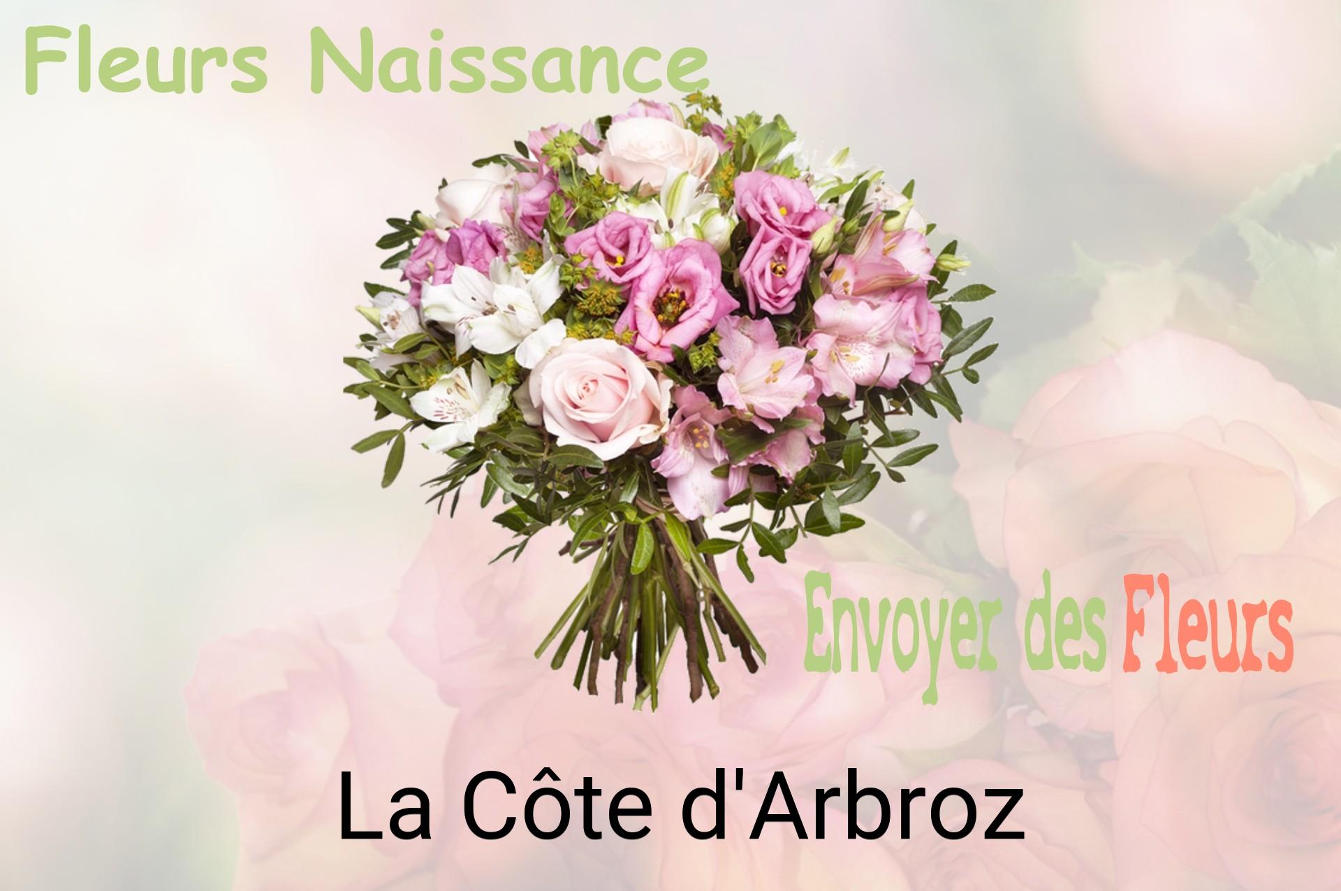 Bouquet de fleurs de naissance livré à La Côte-d'Arbroz